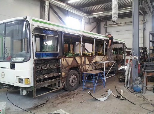 Ремонт автобусов, замена стекол, ремонт кузова стоимость ремонта и где отремонтировать - Пенза