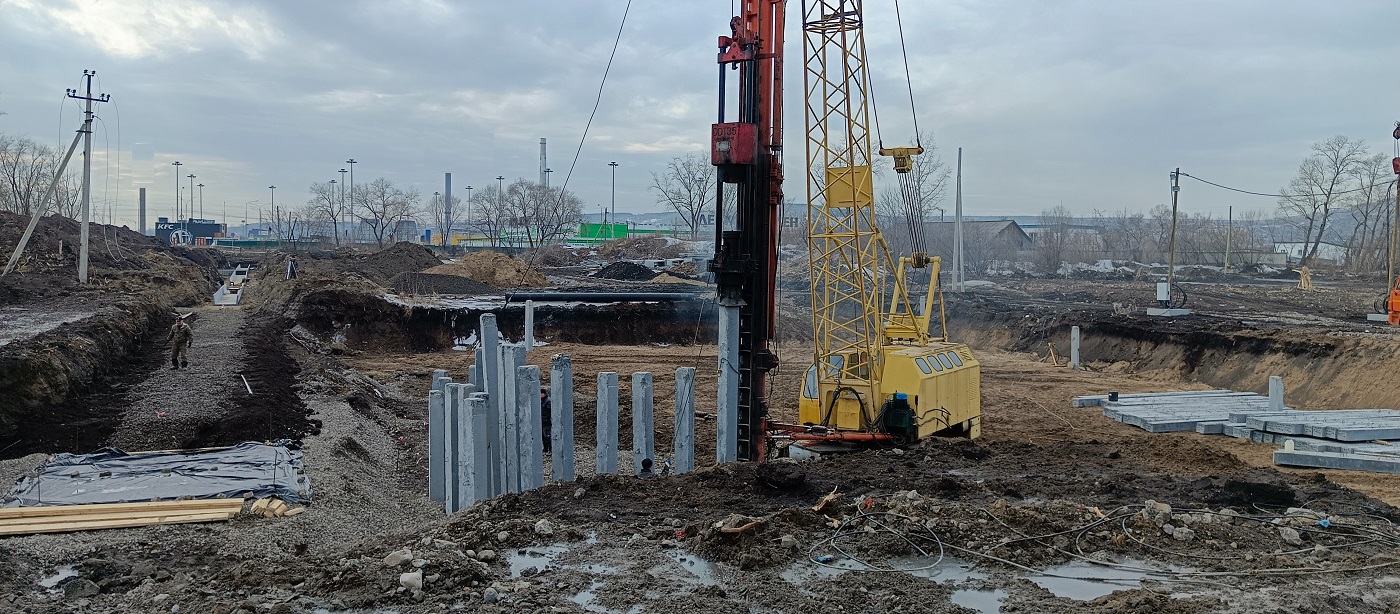 Аренда сваебоя для забивки бетонных свай в Никольске