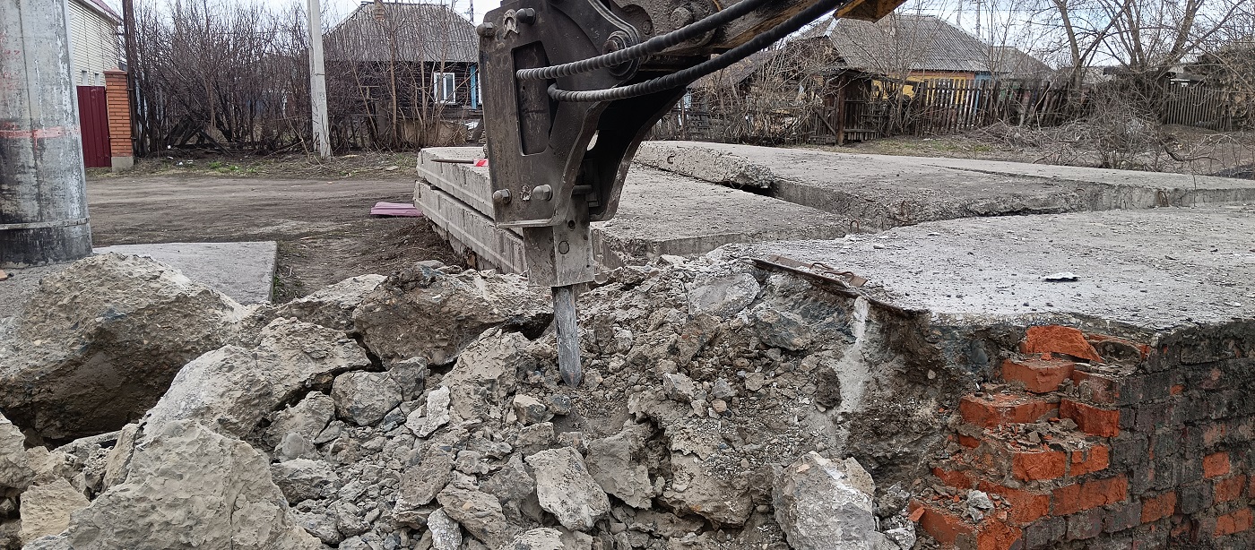 Услуги и заказ гидромолотов для демонтажных работ в Пензенской области
